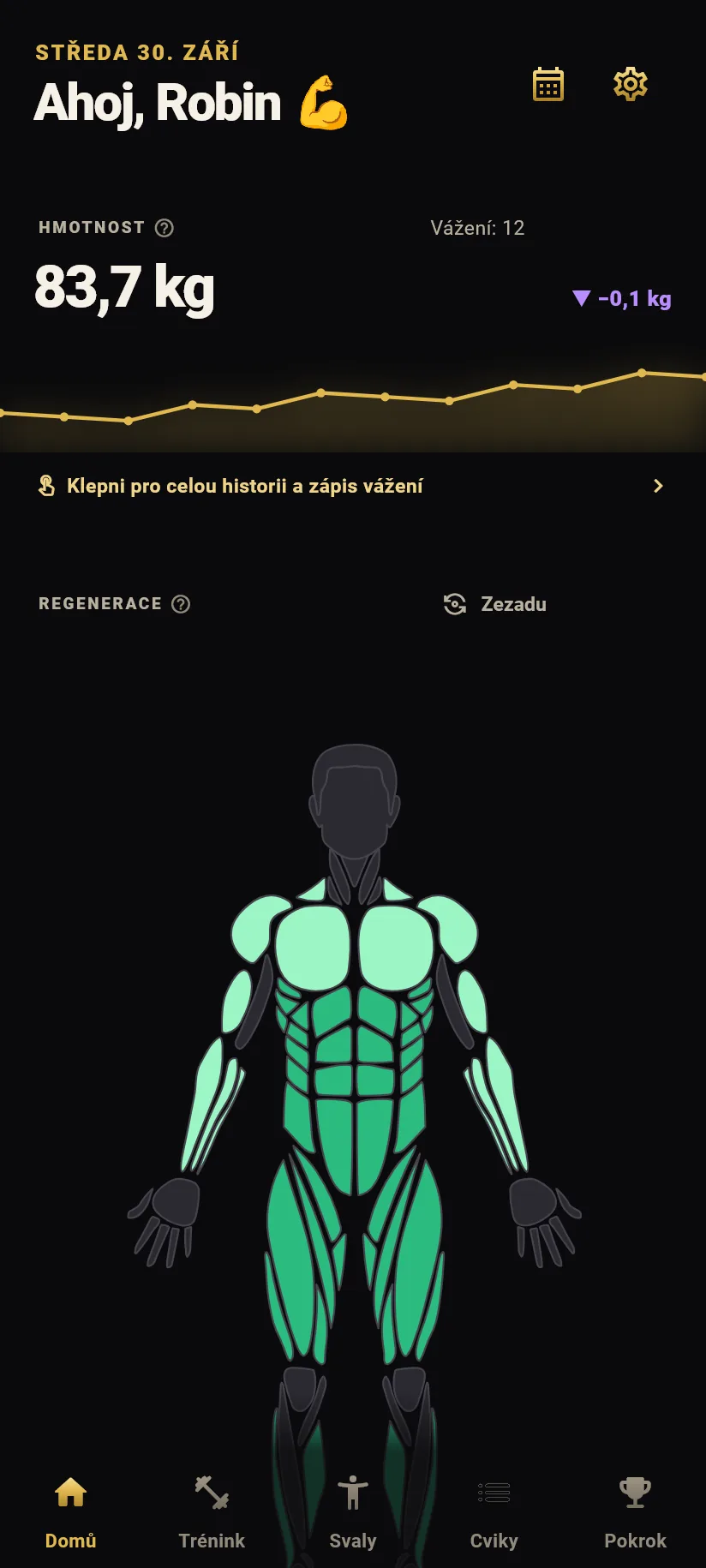Domů v motivu Black Gold