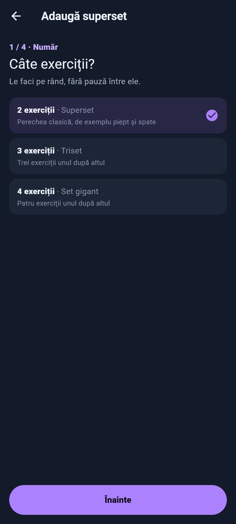 Antrenament: câte exerciții are supersetul tău