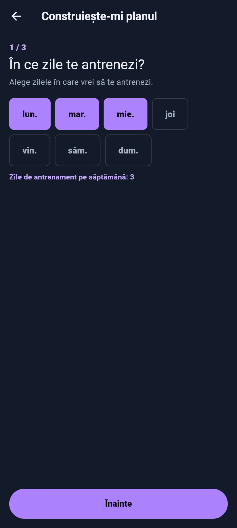 Antrenament: asistentul