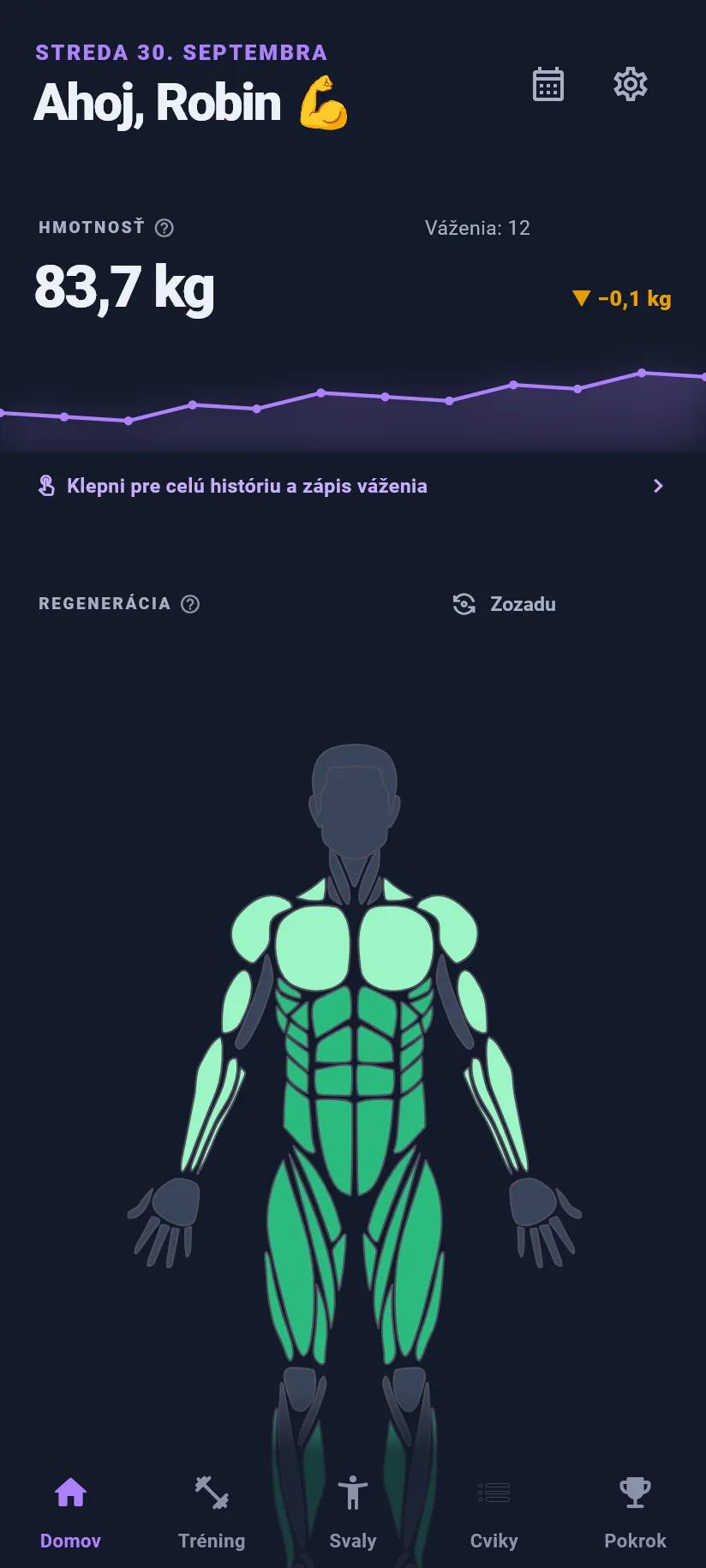 Domov v motíve Tmavý