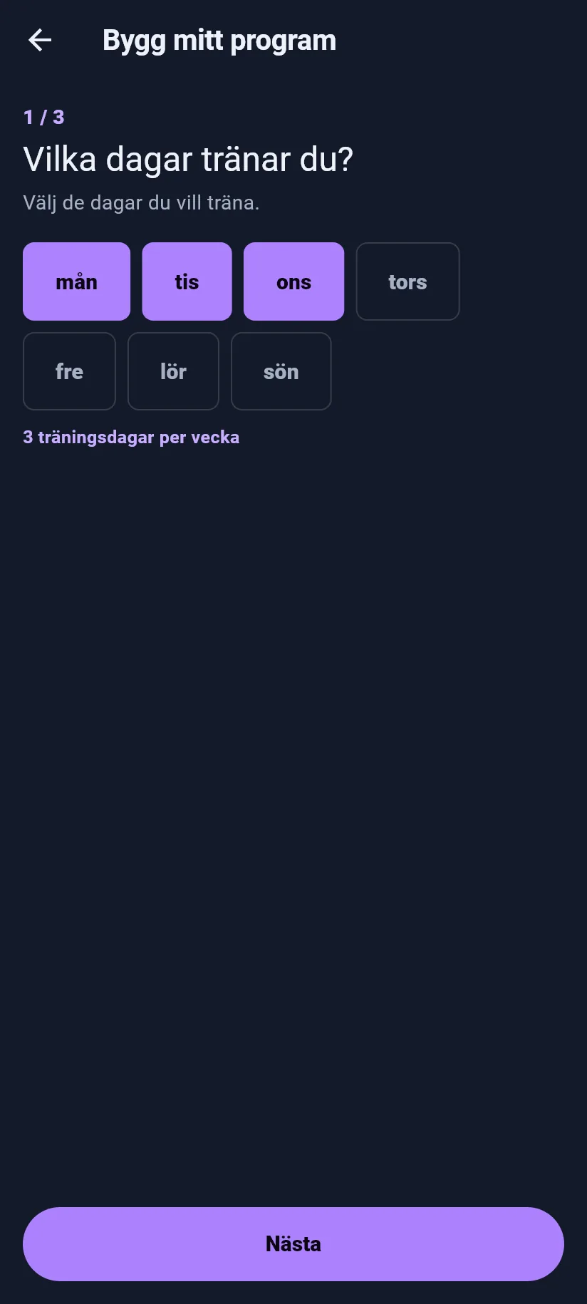 Träning: guiden